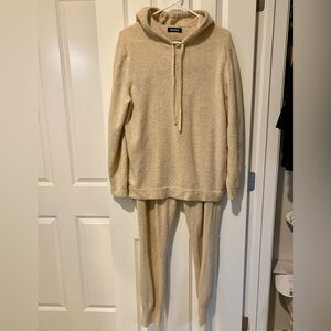 Naadam cashmere hoodie + jogger